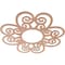 Ekena Millwork Cohen Wood Fretwork Pierced Ceiling Medallion, Cherry, 40"OD x 13 5/8"ID x 1/4"T CMWP40X40X0250COCH - alternate 5